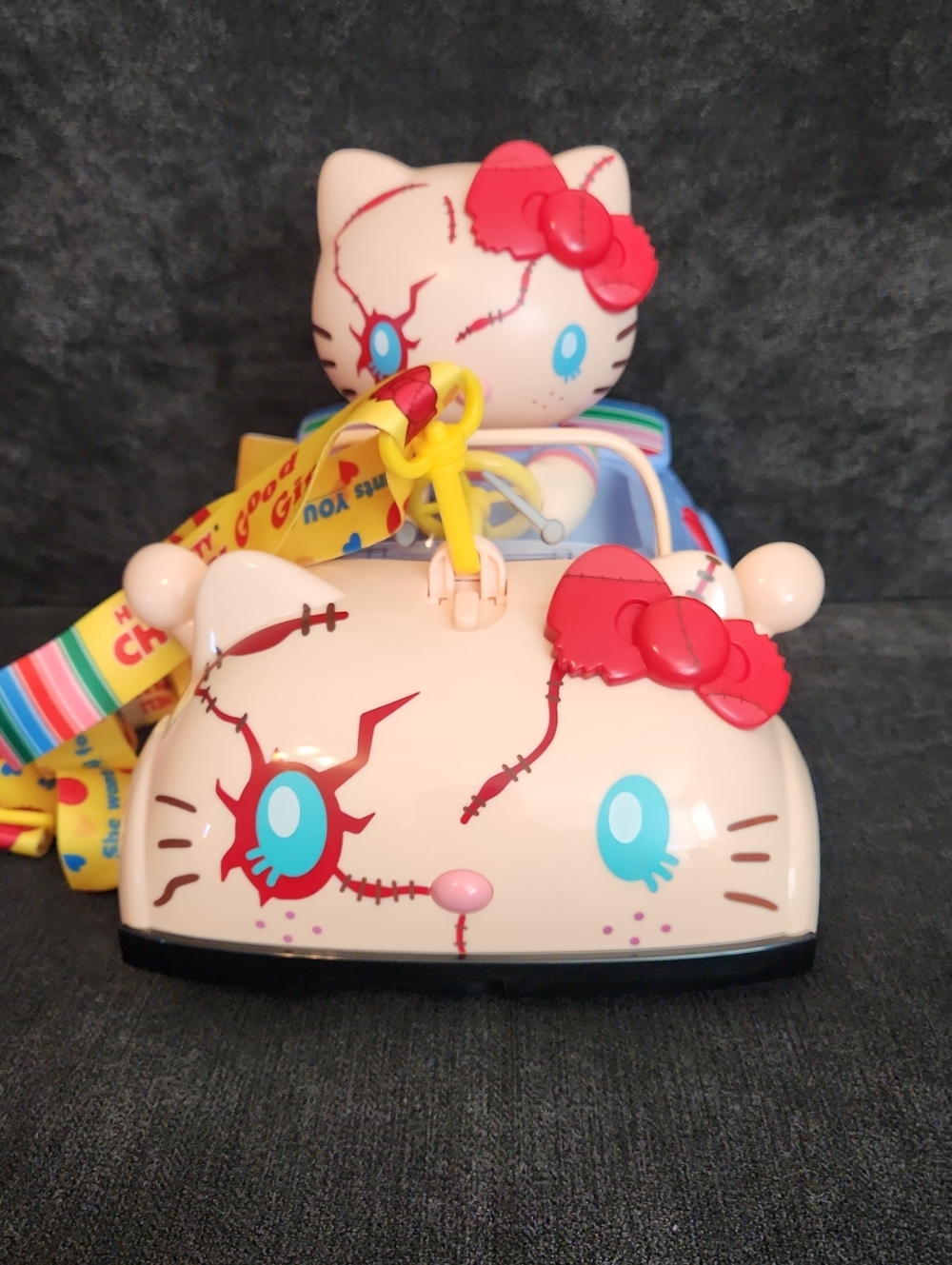 Hello Kitt xChucky "Kitty in the Car" popcorn bucket limited-edition collection